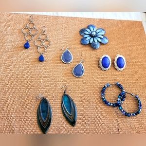 Blue-Green Fashion Jewelry Lot